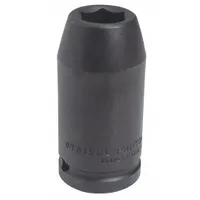 PROTO Impact Socket: 3/4 in Drive Size, Metric, 38 mm Socket Size, 12-Point, Std, Black Oxide (MPN J07538MT)