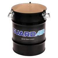 GUARDAIR Vacuum Drum: Open Head, 14 3/4 in Top Outside Dia, Steel, 20 ga Body Material Gauge (MPN N100)