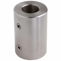 CLIMAX METAL PRODUCTS Rigid Shaft Coupling: 5/16 in Bore Dia 1, 5/16 in Bore Dia 2, Round, One-Piece (MPN RC-031-S)