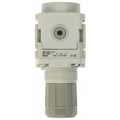 SMC Regulator: Die-Cast Zinc, 1/4 in NPT, 2.900755 psi to 29.0075 psi, 1 MPa Max Op Pressure - SMC FRL Air Regulators