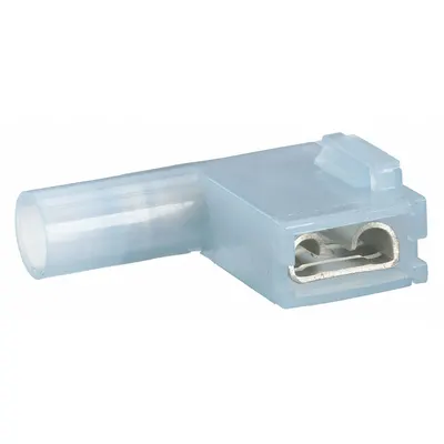 OEM Wire Disconnect: Blue, Nylon, Full Coverage - Fully Insulated Flag Disconnects