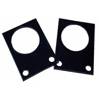 PINNACLE Scale Floor Anchor Plate: 6 in Overall Lg, 6 in Overall Wd, 1/4 in Overall Ht, 2 PK (MPN 101013)