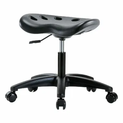 OEM Tractor Stool: Polyurethane, Ht Range 16 in to 21 in, 17 in Seat Wd, 14 in Seat Dp - Polyurethane Lab Stools