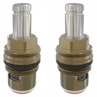 SANI-LAV Cartridge: For Sani-Lav Series, Use with Hot/Cold Water, Brass, Brass/Chrome, Ceramic Disc (MPN 27RK)