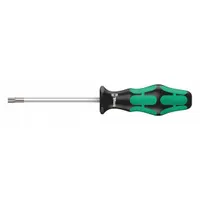 WERA General Purpose Torx Screwdriver: Kraftform, Std Lg, Torx Tip, Friction, T4 Tip Size (MPN 05118180001)
