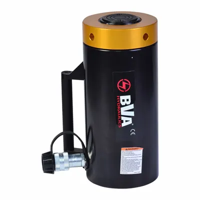 BVA HYDRAULICS Lock Nut Hydraulic Rams: 50 ton Nominal Capacity, 6 in Nominal Stroke Lg - Lightweight Lock Nut Rams