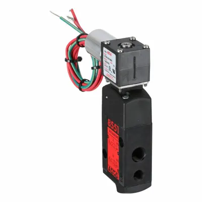 ASCO Solenoid Valve: 3-Way, Configurable, 1/4 in Pipe Size, 110V AC/120V AC - 3-Way/2-Position, Configurable Solenoid Valves