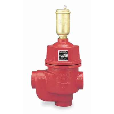 BELL & GOSSETT Air Separator: Cast Iron Body, For Water, 2 in Female NPT, Vertical, 150 psi Max. - Inline Air Separators with Removable Air Vent Cap