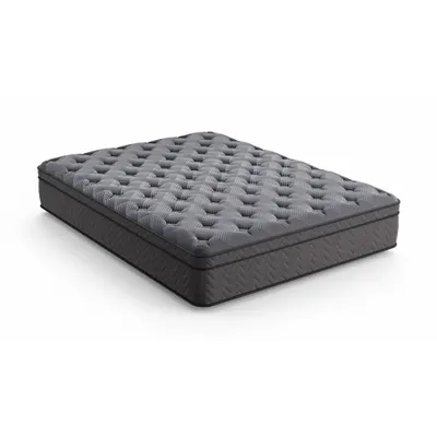 DIAMOND Bed Mattress: Full, Firm, Stretch Knit Fabric, Innerspring, 13 in Overall Ht - Turquoise by Diamond Mattress