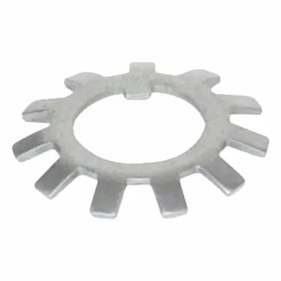 JW WINCO Bearing Lock Washer: MB-7, Metric, Carbon Steel, 1.3 mm Washer Thick, KM-7 - Bearing Lock Washers