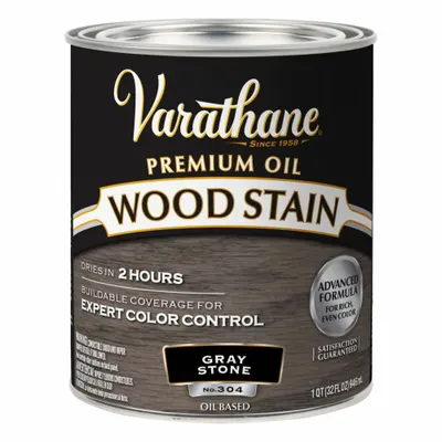 VARATHANE Wood Stain: Wood Stain, Interior, Oil, 1 qt Container Size, Wood, Satin - Wood Stains