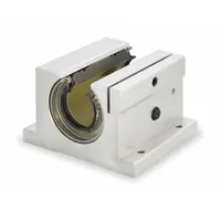THOMSON Linear Pillow Block Bearing: Twin, Self-Aligning, 5/8 in Inside Dia, TEP 950, FluoroNyliner (MPN FNYBUTWNO10ALS)