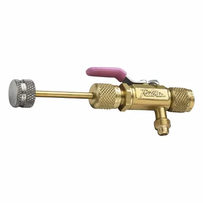 YELLOW JACKET Valve Core Remover: 10 in Lg, Brass, 5/16 in Female SAE Right-Hand - Refrigeration Valve Core Removers