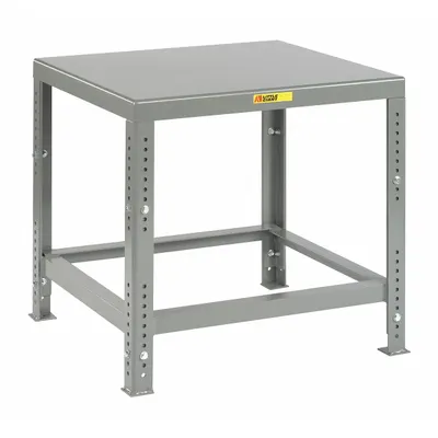 LITTLE GIANT Work Table: Adj Ht, Steel, 30 in x 22 in, 10,000 lb Overall Load Capacity - Steel-Top Worktables