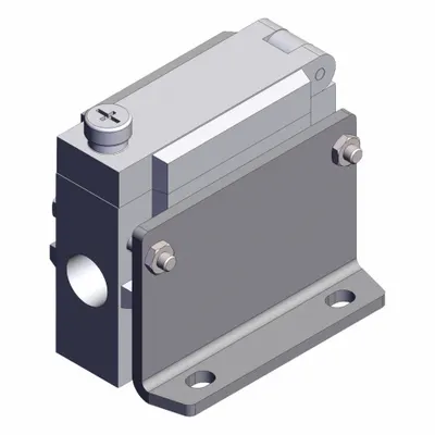 SMC Air Suction Filter: ZF, 1/4 in Inlet, RC, -100 kPa to 0 kPa, Polyester Element - In-Line Vacuum Suction Filters