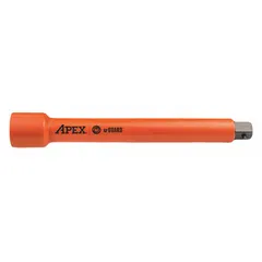 This 1/2" drive impact socket extension has a 1/2" input and output drive size with a 6" overall length. The urethane cover protects surrounding surfaces from scratches during use. It extends the reach of impact wrenches and drivers for accessing recessed fasteners in assembly and repair tasks.