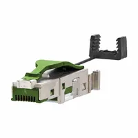 METZ CONNECT RJ45 Field Plug: Data Insert, Straight Insulation Displacement Male, E-DAT Industry (MPN 1401405012PI)