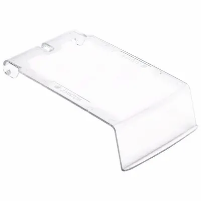QUANTUM STORAGE SYSTEMS Lid: 6 3/4 in x 3 1/2 in, Clear - Hanging & Stacking Bin Lids