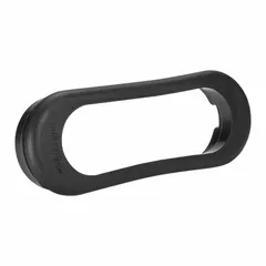 Black rubber grommet for mounting and sealing vehicle light components. Provides a weather-resistant fit to help prevent moisture ingress and reduce vibration. Suitable for use in automotive and trailer lighting systems.