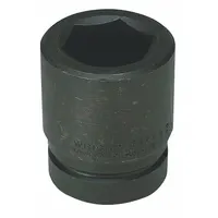 WRIGHT TOOL Impact Socket: 1 in Drive Size, SAE, 7/8 in Socket Size, 6-Point, Std, Black Oxide (MPN 8828)
