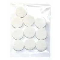 White ceramic replacement filter for Hakko FM-206 desoldering station. Traps solder debris and flux residue to maintain suction performance. Pack of 10