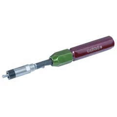 This threaded mandrel is used to install tangless helical inserts into steel components. Designed for inch-system coarse right-hand threads, it ensures proper insert seating and alignment during repair or assembly.