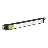 Programmed rapid start electronic ballast for operating 2, 3, or 4 F54T5HO lamps at 55 W. Suitable for use in commercial and industrial lighting fixtures such as high-bay and warehouse luminaires