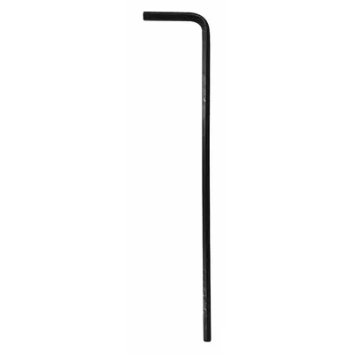 WESTWARD Hex Key: 0 Ball Ends, 5/64 in Tip Size, SAE, Long, Alloy Steel, Black Oxide - L-Shaped Hex Keys