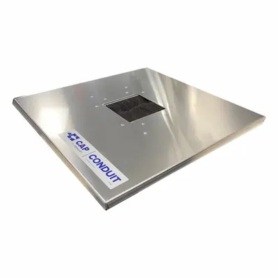 HEPACART Ceiling Cover: 24 in Overall Wd, 24 in Overall Lg, 3 1/2 in Overall Ht - Particle Containment Vent Covers