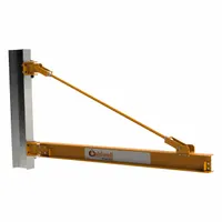 CALDWELL Jib Crane: Wall Mounted, 4,000 lb Load Capacity, 28 ft Overall Beam Lg, 6 in Beam Flange Wd (MPN D180-2-28)