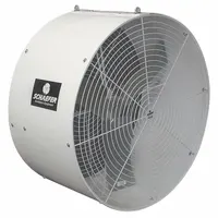 SCHAEFER Mounted Fan: 36 in Blade Dia, 230/460V AC, 1/2 hp Motor HP, Ceiling Mount, Non-Oscillating (MPN VKC36-3)
