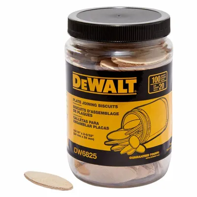 DEWALT Joining Biscuits: #20 Biscuit Size - Biscuits for Joiners
