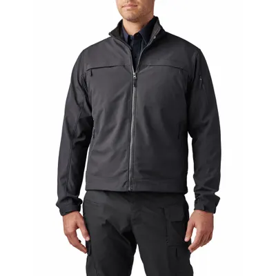 5.11 Jacket: 4XL, Gen, Black, 100% Polyester Material - Men's Tactical Jackets & Coats