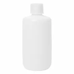 HDPE Narrow Mouth Round Lab Bottle, 32 fl oz (1 L), Colorless, 38-430 mm Screw Closure