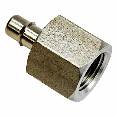 MEM-CO Mini Barb Fitting: Threaded, Stainless Steel, Rubber - Stainless Steel Barbed Tube Fittings