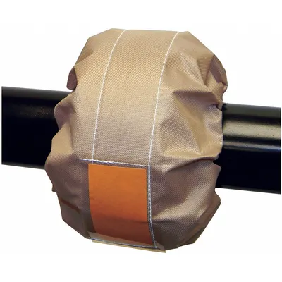 ADVANCE Spray Shield: PTFE, 1/2 in Pipe, Brown - Pipe Fitting Spray Shields