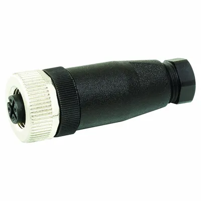 MURRELEKTRONIK Circular Connector: A Coded, 8 Socket, M12 Screw, IP67, Screw Terminals - Field-Wireable Industrial M12 Circular Connectors