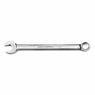 GEARWRENCH Combination Wrench: Alloy Steel, Full Polish Chrome, 1 1/2 in Head Size - SAE 12-Point Combination Wrenches