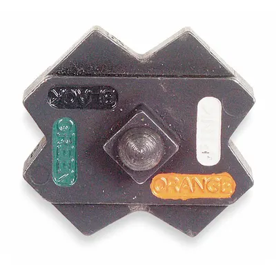 THOMAS & BETTS Upper and Lower Crimping Die: 1 to 1/0 AWG Copper/4 to 2 AWG Aluminum - Thomas & Betts Replacement Crimping Dies
