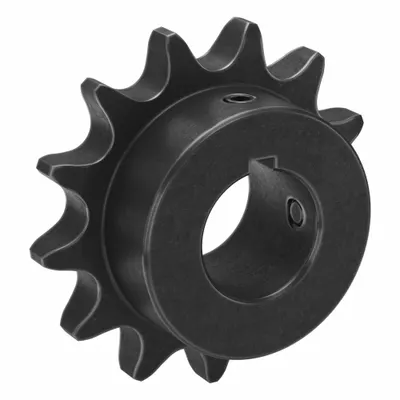 TSUBAKI Single Strand Sprocket: 60, For 3/4 in Chain Pitch, 1 3/16 in Bore Dia - Size 60 Fixed-Bore Roller Chain Sprockets