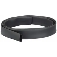 Black heat shrink tubing with 0.5 in inside diameter before shrinking and 0.25 in after. Pack of 5. Designed for insulating and protecting electrical connections in severe outdoor environments, providing a seal against moisture and UV radiation.