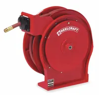 Spring Return Hose Reel: 50 ft (3/8 in I.D.), 3/8 in MNPT x 1/4 in MNPT, 300 psi Max Op Pressure (MPN 5650 OLP-SE)