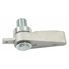 Aluminum latch pawl assembly designed for use with REELCRAFT 80000 series hose or cable reels. This replacement component restores the latching mechanism, ensuring the reel locks securely when not in use. Suitable for industrial MRO applications requiring reliable reel locking.