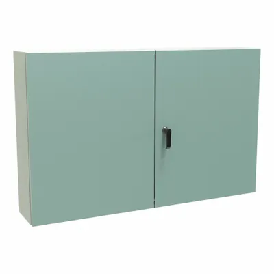 HAMMOND Electrical Enclosure: Steel, 30 in x 48 in x 8 in, NEMA 12/3R, Solid Cover - Steel Dust-Tight Enclosures