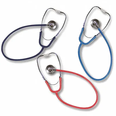 EMI Stethoscope: Stethoscope, Adult, Pediatric, Dual, Black, 32 in Overall Lg - Economic Stethoscopes