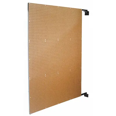 TRITON PRODUCTS Pegboard Swing Panel: Round, 1/4 in Peg Hole Size, 72 in x 48 in x 1 1/2 in - Round-Hole Pegboard Swing Panels