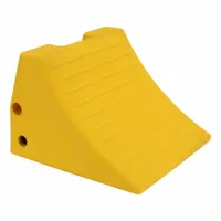 Wheel Chock: Commercial Vehicles/Small Vehicles, Urethane, 14 1/2 in Overall Lg, 11 in Overall Ht (MPN MC3009)