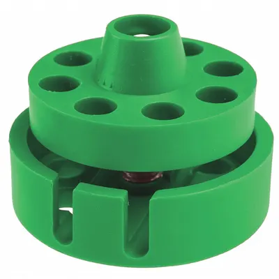 BRADY 122249 Twist-Lock Cable Lockout, Green, Nylon, Cable Not Included - Twist-Lock Cable Lockouts