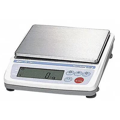 A&D WEIGHING Compact Bench Scale: 6,000 g Capacity, 0.1 g Readability, 0.0001 g Repeatability - Precision Lab Balances