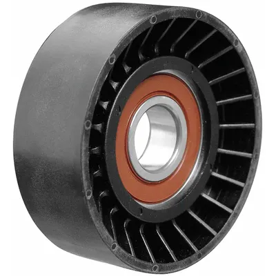 DAYCO 89144 Flat Flangeless Serpentine Idler Pulley, Polymer, Light Duty - Flat Idler Pulleys for Vehicles